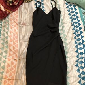 Black tight dress